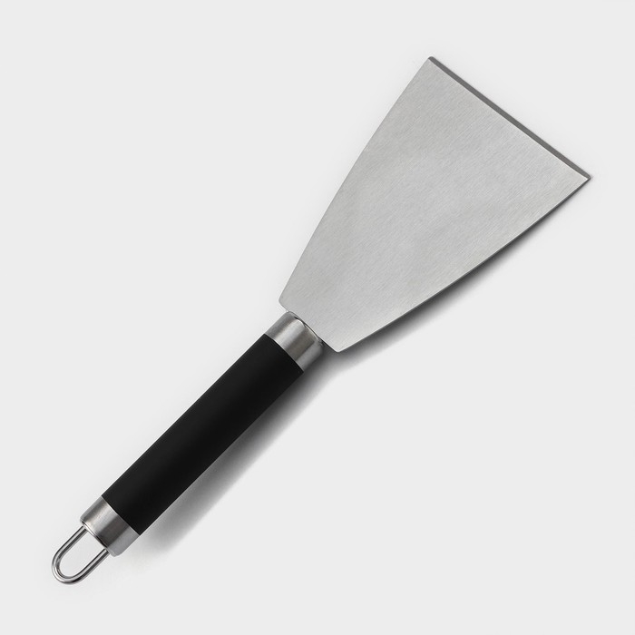 Лопатка - скребок Доляна Venus, нержавеющая сталь, цвет чёрный Лопатка - скребок Доляна Venus, нержавеющая сталь, цвет чёрный