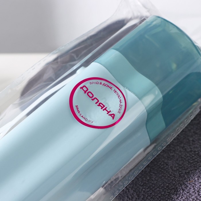 Футляр для зубной щётки и пасты Доляна «Звезда», 20,5×5,5 см, цвет голубой Футляр для зубной щётки и пасты Доляна «Звезда», 20,5×5,5 см, цвет голубой