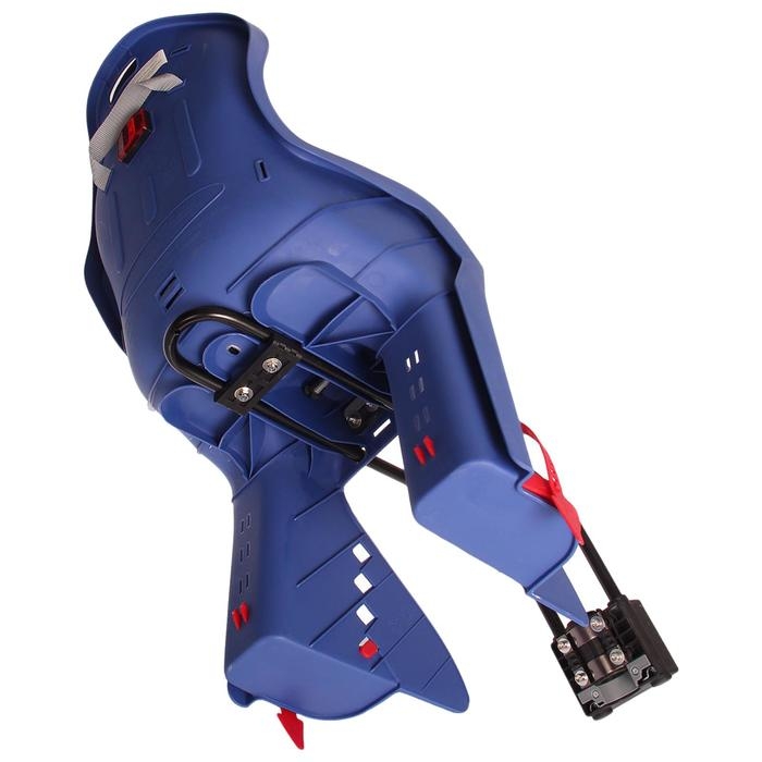 Велокресло заднее BQ-9 с ручкой, крепление на раму с кнопкой, цвет синий Велокресло заднее BQ-9 с ручкой, крепление на раму с кнопкой, цвет синий