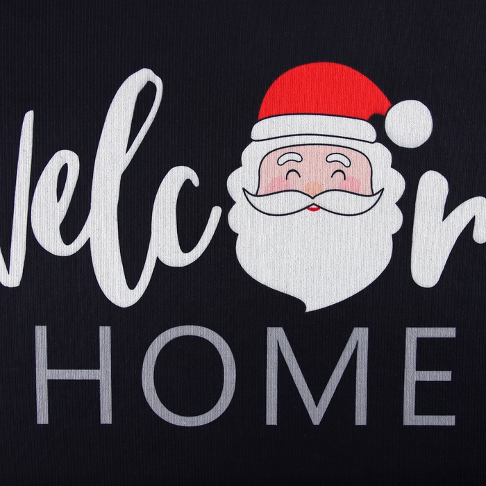 Коврик новогодний придверный &laquo;Новый год: Welcome home&raquo;, 40 х 60 см