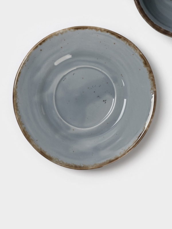 Бульонница Magistro  Бульонница Magistro "Alpine Frost" 250 мл 14,6х14,6х7,2 цвет синий с блюдцем