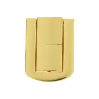 Замок-защелка на ящик ZM01, 4.3&times;3.2 см, цвет золото, 4 шт. TMP