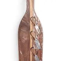 Набор для подачи сыра Magistro Bottle, 3 ножа, 48&times;17&times;1.5 см, акация