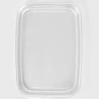 Противень, 4.5 л, 42.4&times;28.4 см, h=5.5 см, листовой алюминий 1.5 мм, серебристый