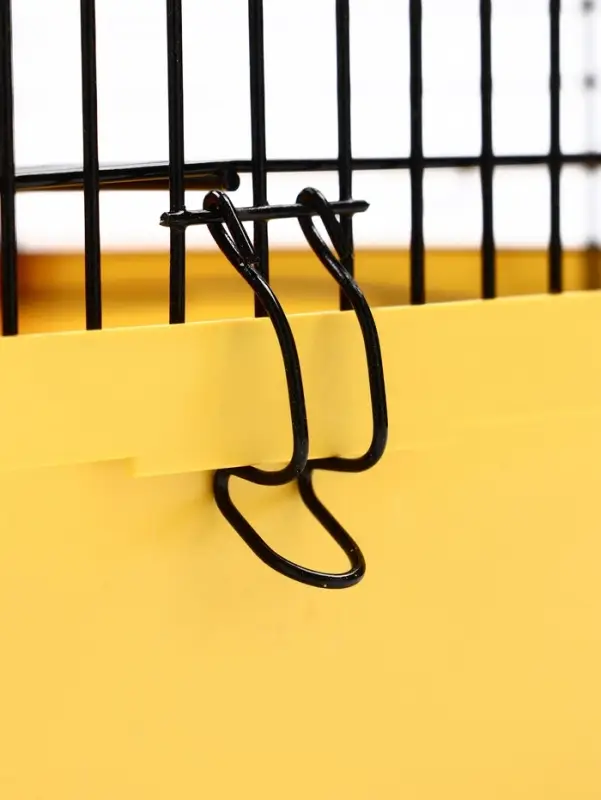 Клетка для грызунов "Мини" одноярусная, 29 x 25 х 24 см, желтый