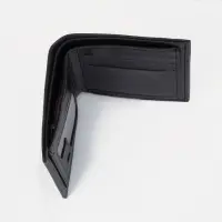 Портмоне мужское без застёжки, отдел для купюр, монет и карт, цвет чёрный Портмоне мужское без застёжки, отдел для купюр, монет и карт, цвет чёрный