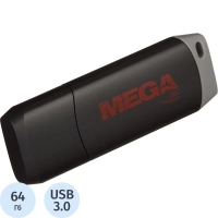 Флеш-память Promega Jet 64GB USB3.0/черный пластик, под лого NTU181U3064GBK