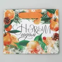 Пакет подарочный новогодний ламинированный &laquo;Новогоднее настроение&raquo;, S 15 х 12 х 5.5 см