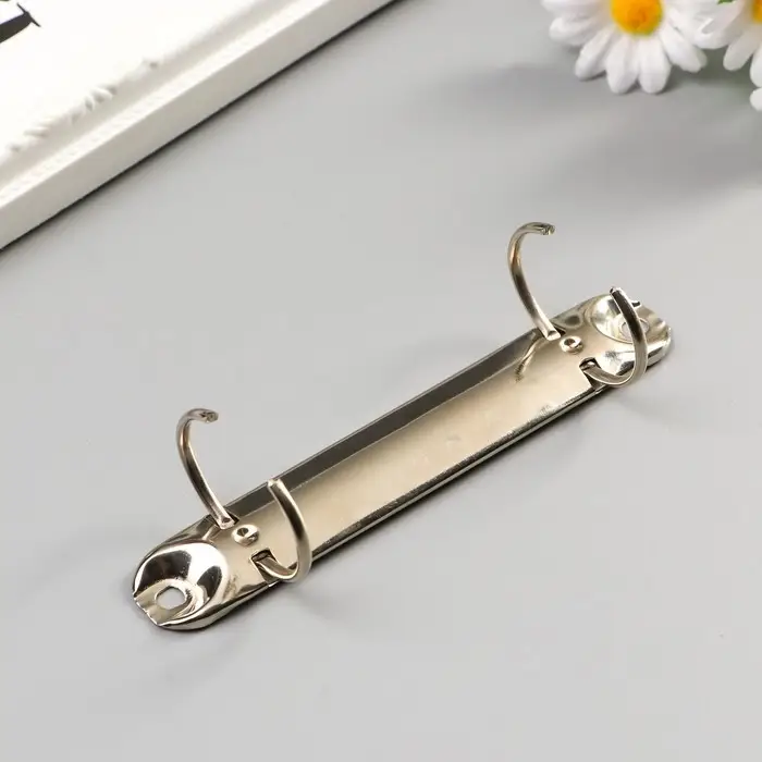 Зажим кольцевой металл два кольца внут.диаметр 2,5 см набор 4 шт 12,5х3х2 см Зажим кольцевой металл два кольца внут.диаметр 2,5 см набор 4 шт 12,5х3х2 см