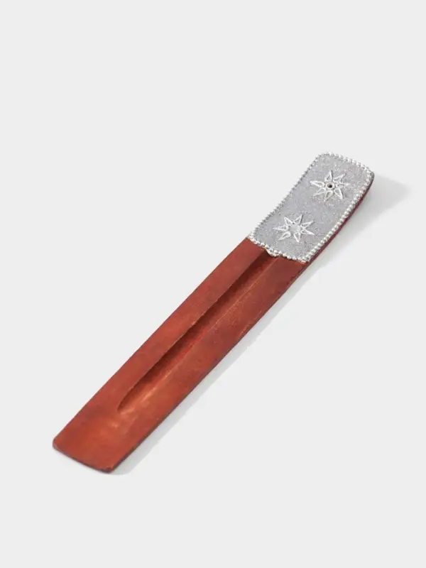 Подставка под благовония &laquo;Карма&raquo;, 25.5&times;3.5 см, серебро