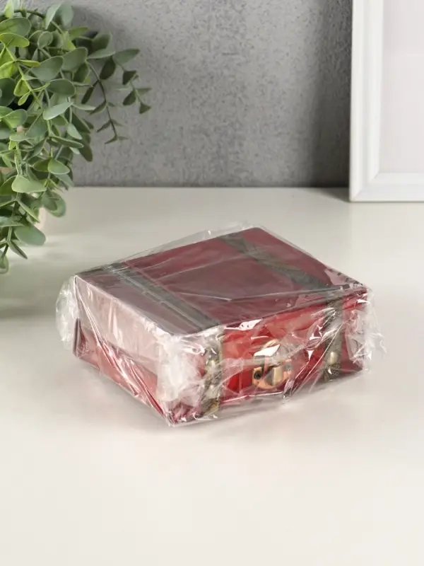 Шкатулка для украшений &laquo;Сундучок. Герцог&raquo;, дерево, состаренная, с заклёпками 5.5&times;13&times;10.2 см