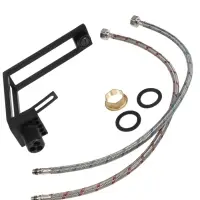 Смеситель для раковины ZEIN Z3884, однорычажный, интерьерный, высота 15 см, латунь, черный