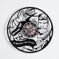 Часы настенные интерьерные &laquo;Барбершоп&raquo;, бесшумные, плавный ход, 30&times;30 см, от батарейки 1&times;АА
