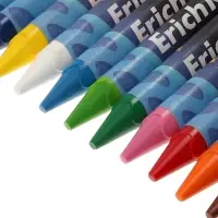 Восковые мелки 12 цветов, ErichKrause Kids Space Animals, трёхгранные