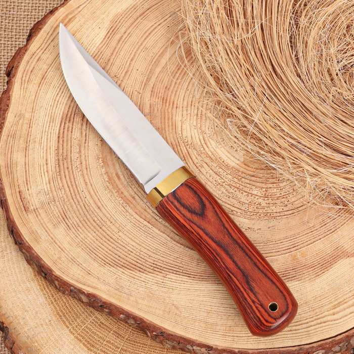 Нож охотничий  Нож охотничий "Алвар" 24,5см, клинок 130мм/3мм, коричневый