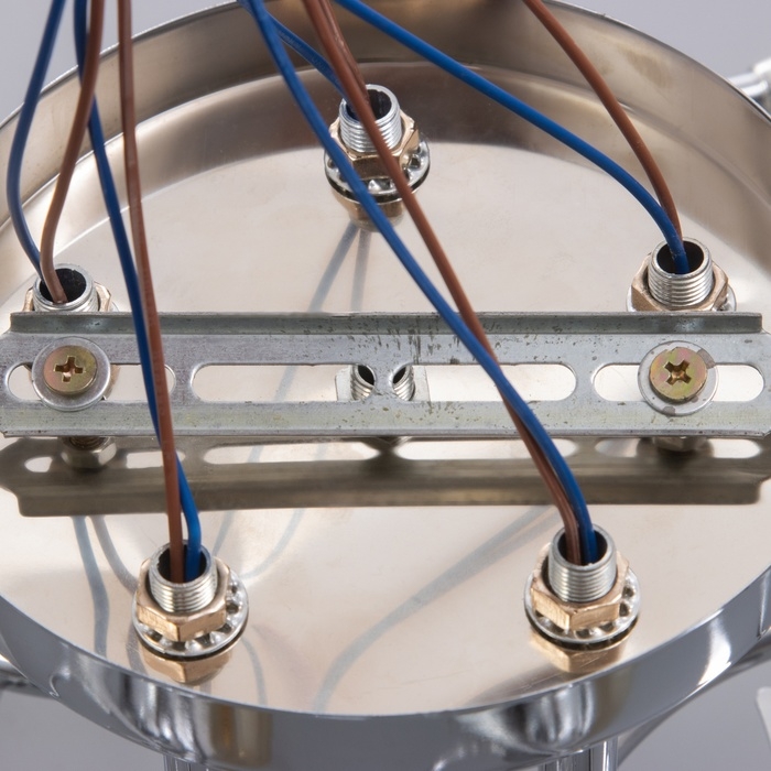 Люстра Люстра "Аура" бп 5х40Вт Е27 Хром МОДЕЛЬ: 2612363