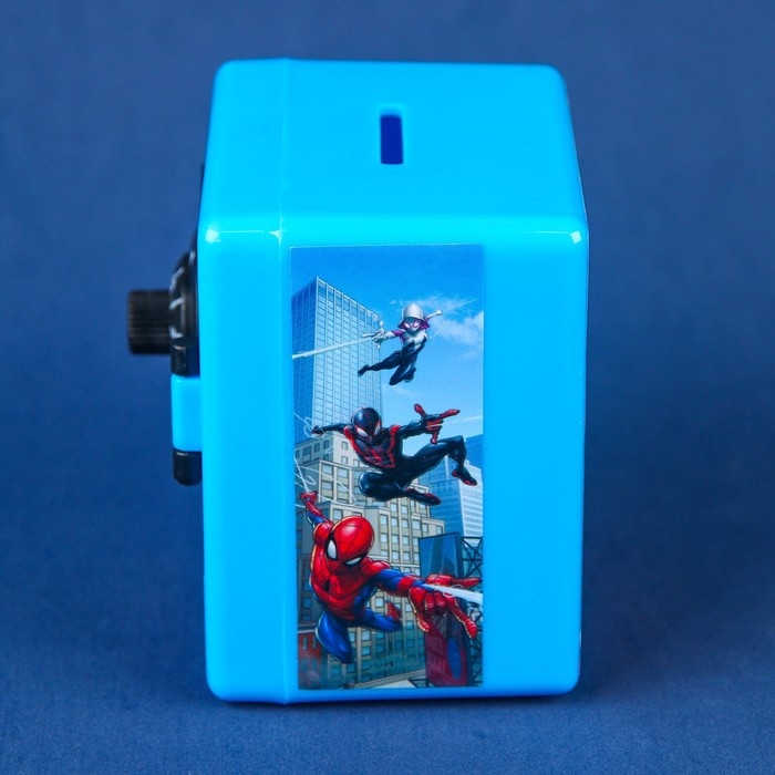 Копилка сейф, 8,8 см х 7,5 см х 8,8 см Копилка сейф, 8,8 см х 7,5 см х 8,8 см "Спайдер-мен", Человек-паук