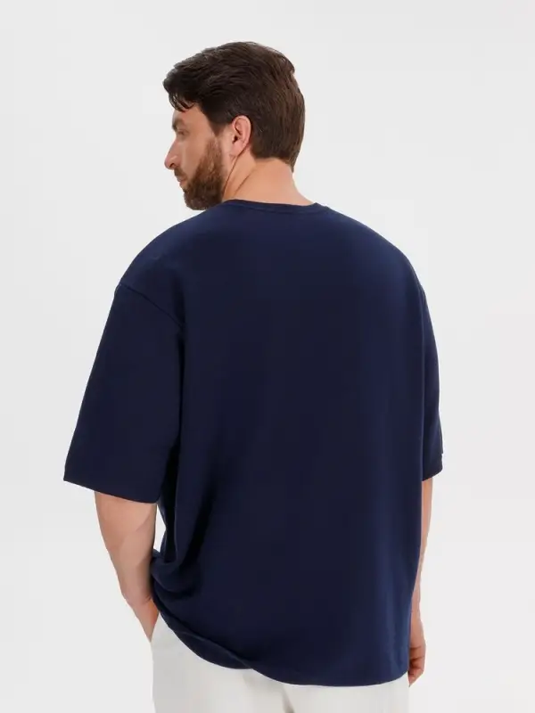 Джемпер с коротким рукавом Siluetti Volumica, темно-синий, размер XS/S Джемпер с коротким рукавом Siluetti Volumica, темно-синий, размер XS/S