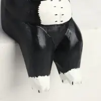 Сувенир &laquo;Кот сидячий&raquo;, 5&times;6&times;15 см, дерево, чёрный