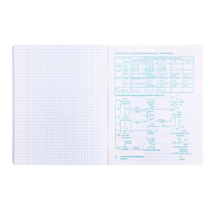 Тетрадь предметная 48 листов в клетку &laquo;Аниме. Химия&raquo;, обложка мелованный картон, УФ-лак, блок офсет