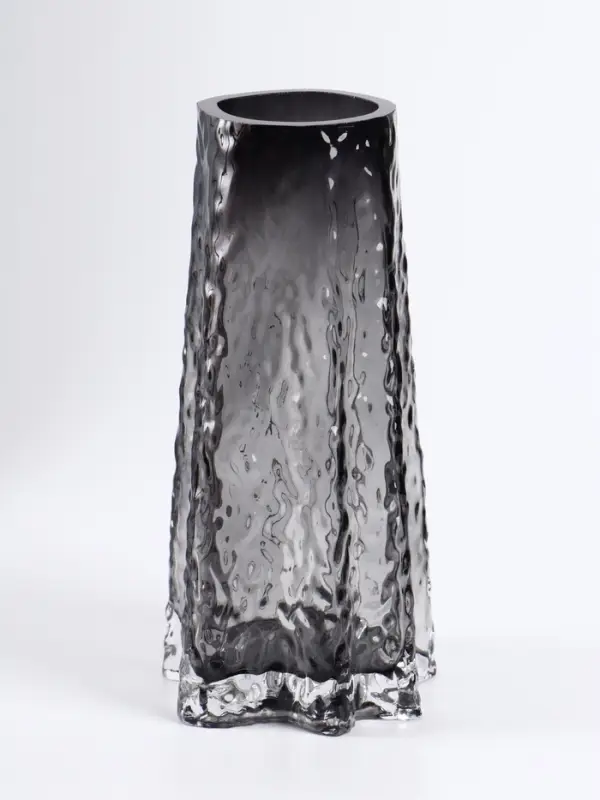 Ваза для цветов &laquo;Руджеро&raquo;, 25&times;12.5 см, стекло, чёрная