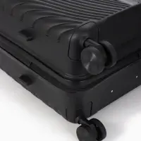 Чемодан на колёсах, 24", кодовый замок, 40&times;24&times;65 см, чёрный