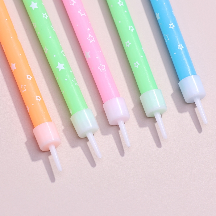 Свечи в торт Свечи в торт "Звезды", 7х0.6 см, 6 шт