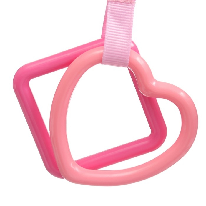 Подвеска мягкая «Зайка», погремушка, прорезыватель, на кроватку, коляску, Mum&Baby Подвеска мягкая «Зайка», погремушка, прорезыватель, на кроватку, коляску, Mum&Baby