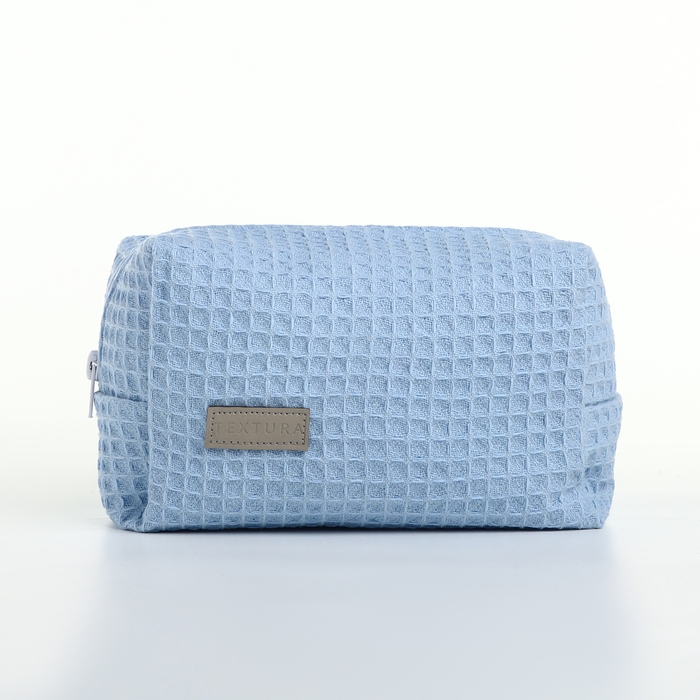 Косметичка на молнии TEXTURA, цвет голубой Косметичка на молнии TEXTURA, цвет голубой