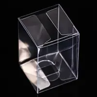 Складная прозрачная коробка из PVC, для упаковки подарков, 4×4×6 см