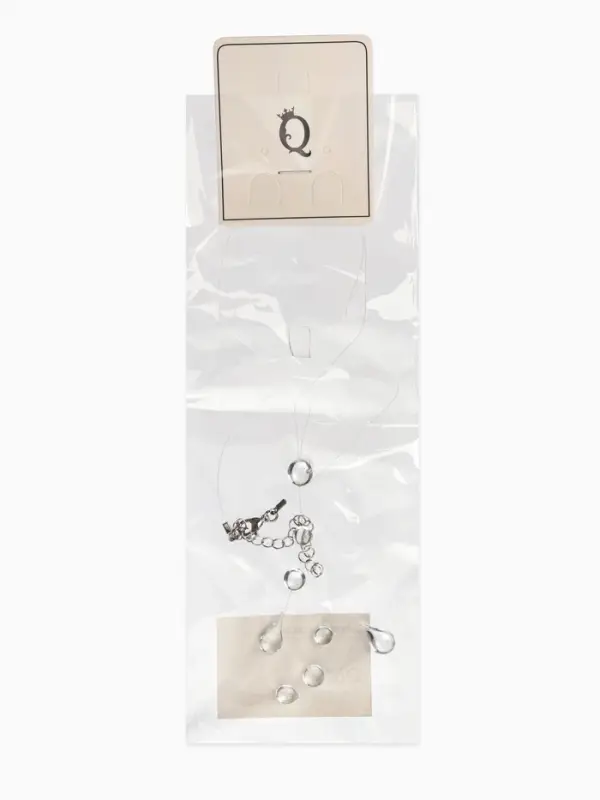 Кулон на леске Кулон на леске "Капля росы", дорожка, цвет белый в серебре