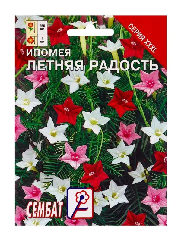 Семена цветов ХХХL Ипомея Семена цветов ХХХL Ипомея "Летняя радость" Ёлочка, О, 0,5 г