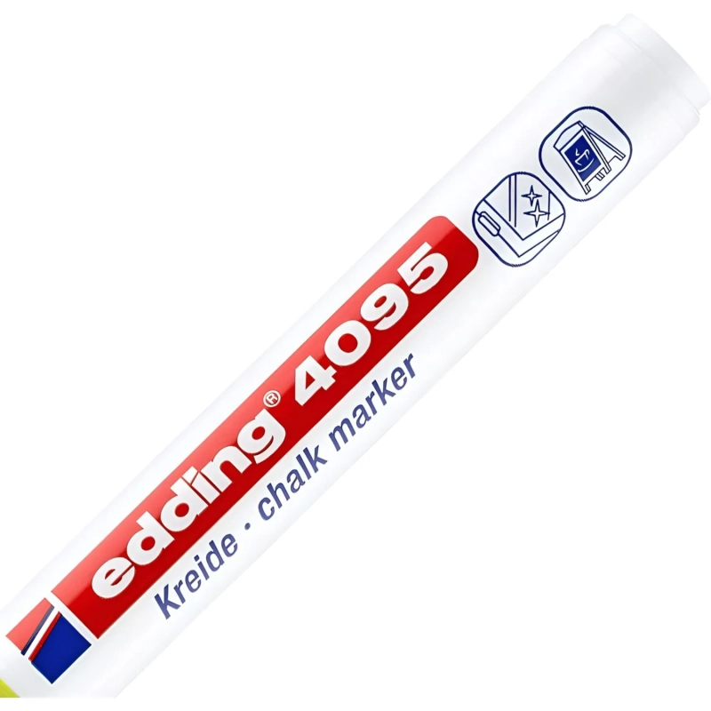 Маркер меловой Edding E-4095 chalk marker жёлтый