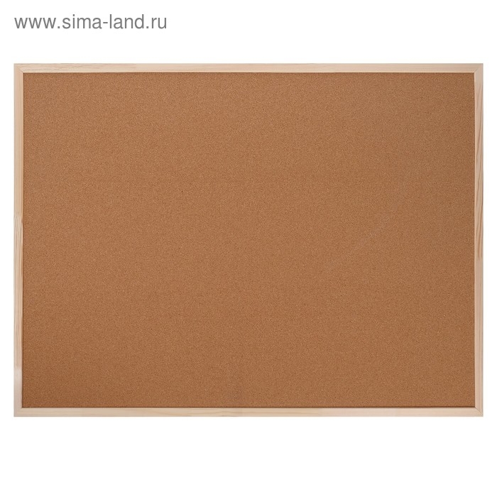 Доска пробковая 90х120 см, Calligrata, в деревянной раме Доска пробковая 90х120 см, Calligrata, в деревянной раме