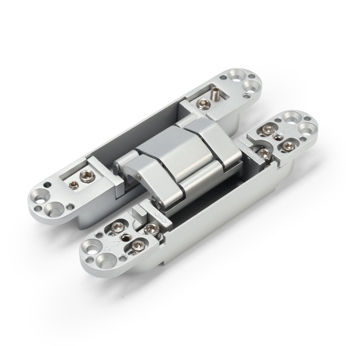 Петля скрытой установки LOCKLAND, 25х150 мм, с 3D-регулированием, цвет матовый хром