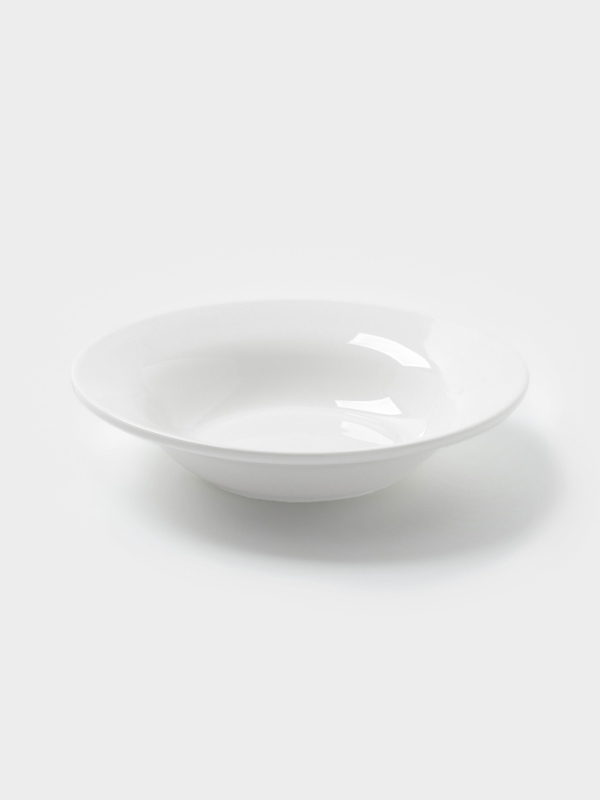 Тарелка глубокая Hanna Knövell, d=22.7 см, фарфор, белая