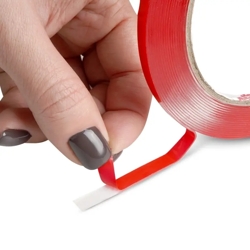 Лента клейкая двусторонняя AVS SCH-026 6 mm x 5 m акриловая основа (прозрачная)