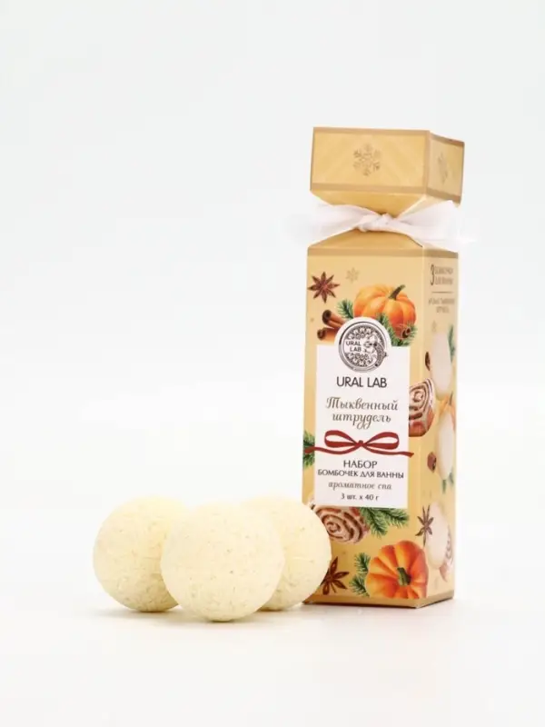 URAL LAB Арома Саунд Набор бомбочек в подарочной упаковке URAL LAB Арома Саунд Набор бомбочек в подарочной упаковке "Ароматы праздника", 12 шт