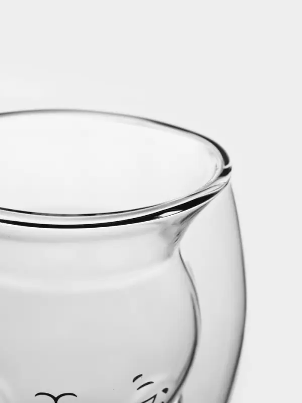 Стакан с двойными стенкам Доляна &laquo;Феликс&raquo;, 250 мл, 9.3&times;9 см, стекло, прозрачный