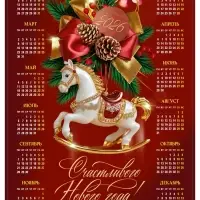 Календарь 2026 &laquo;Лошадка&raquo;, А3