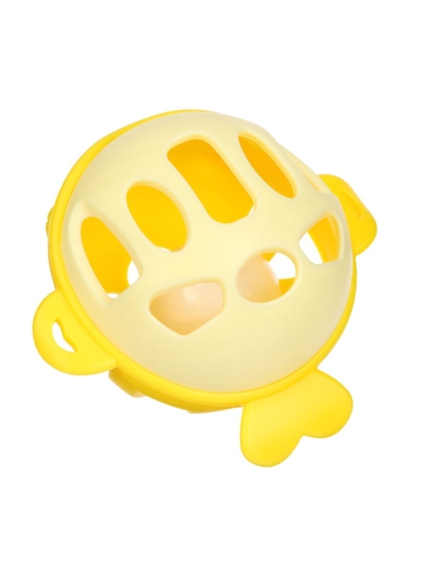Прорезыватель силиконовый для зубов с погремушкой Крошка Я «Рыбка», в кейсе, желтый Прорезыватель силиконовый для зубов с погремушкой Крошка Я «Рыбка», в кейсе, желтый
