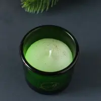 Свеча ароматическая новогодняя "Вишнёвый пирог" в стакане, 60 гр, Свеча ароматическая новогодняя "Вишнёвый пирог" в стакане, 60 гр,