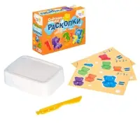 Набор для раскопок "Счетные мишки", 5 фигурок, 3 карточки с заданиями RSKP4