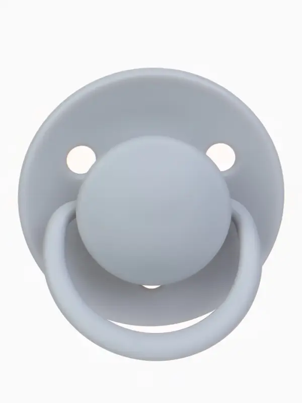 Набор классических пустышек, 2 шт., латекс, серый/серо-синий, в контейнере, от 6 мес., M&B Набор классических пустышек, 2 шт., латекс, серый/серо-синий, в контейнере, от 6 мес., M&B