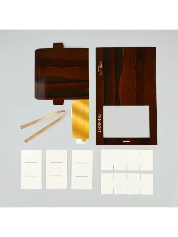 Коробка под 12 конфет с ячейками &laquo;Дерево&raquo; 18.5&times;13.5&times;3.5 см