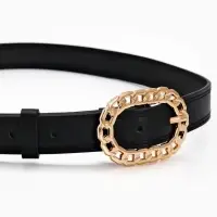 Ремень жен 04-01-01-01, Июнь2503, 2,5*0,3*110 см, без винта, пряж золото, 1 прокол, черный 1090312 Ремень жен 04-01-01-01, Июнь2503, 2,5*0,3*110 см, без винта, пряж золото, 1 прокол, черный 1090312