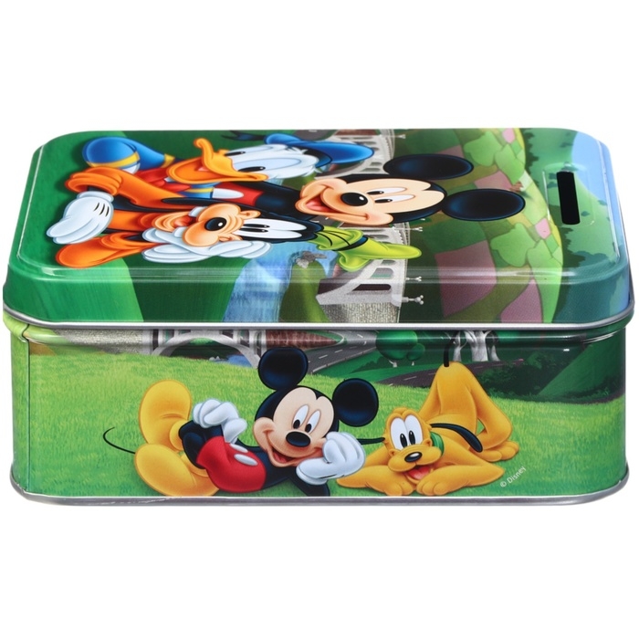 Копилка 14х10х5.8 см, металл, Микки Маус Копилка 14х10х5.8 см, металл, Микки Маус