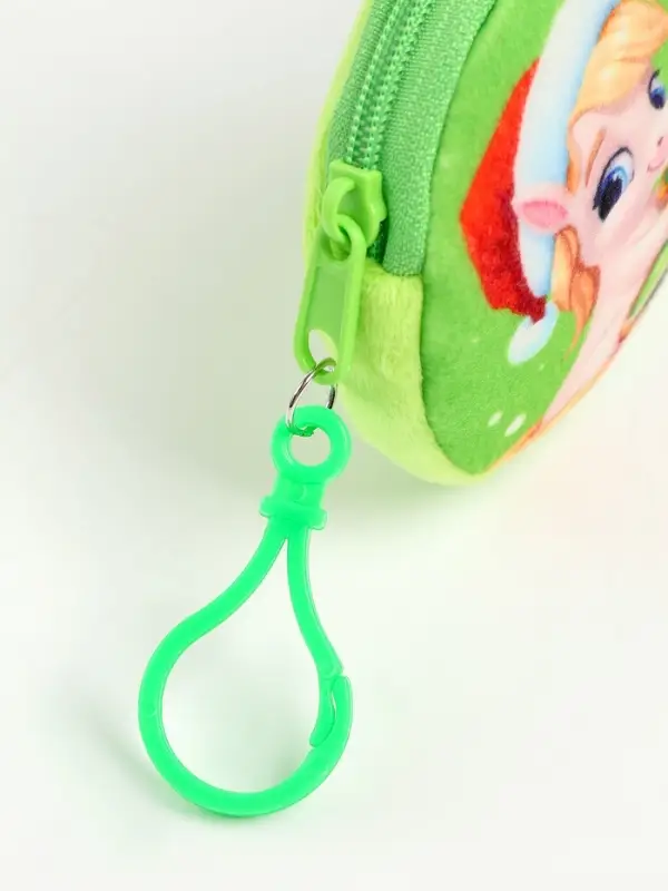 Кошелёк детский «Лошадки», плюшевый, МИКС