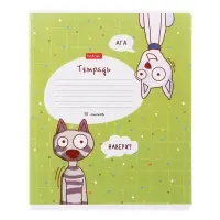 Тетрадь 18 листов в клетку "Забавные животные", обложка мелованный картон, МИКС Тетрадь 18 листов в клетку "Забавные животные", обложка мелованный картон, МИКС