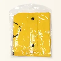 Дождевик детский &laquo;Пчёлки&raquo; на кнопках с капюшоном, размер M, рост 100-110 см, жёлтый